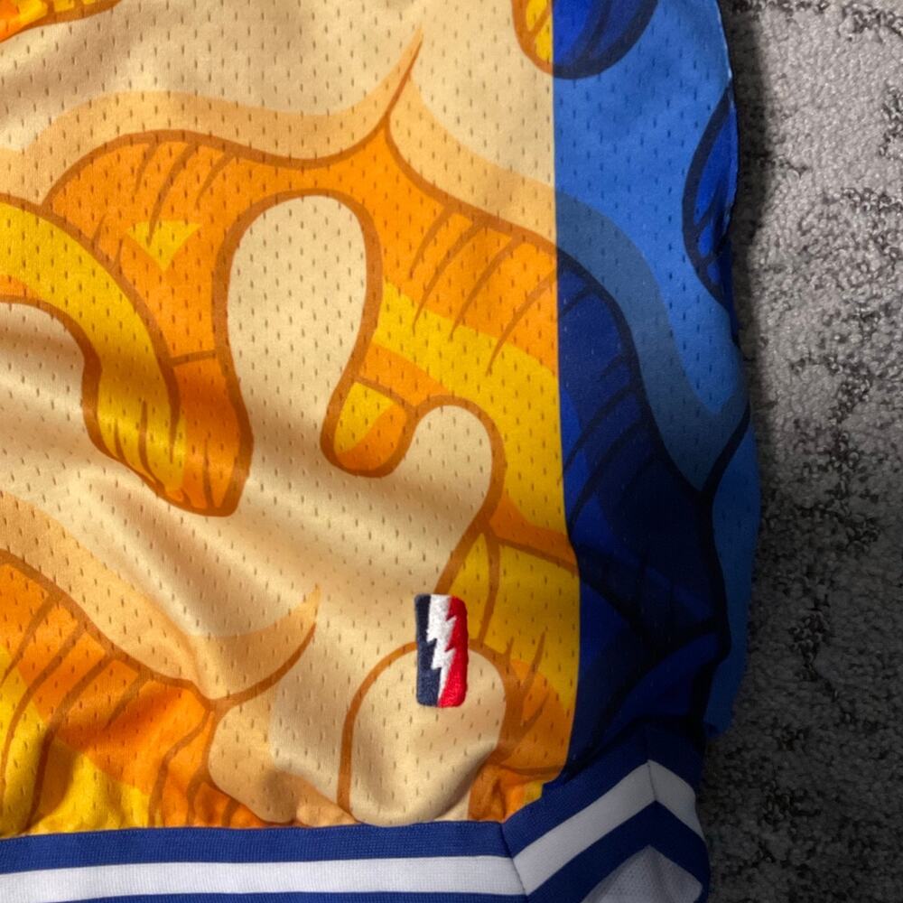 Collect and select trillest x Aaron Kai warrior swing man shorts size large - Picture 2 of 5